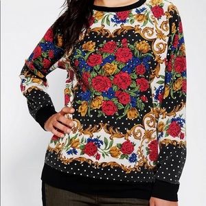 Minkpink Excessive Floral Pullover Sweatshirt